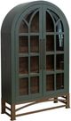 International Furniture Direct Obsidian Green Teal Cabinet-0