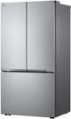 LG 36" 25.1 Cu. Ft. Stainless Steel Counter Depth Max™ French Door Refrigerator with Zero Clearance™ and Ice Maker-2