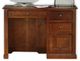 American Heartland Manufacturing Poplar Single Pedestal Desk-0