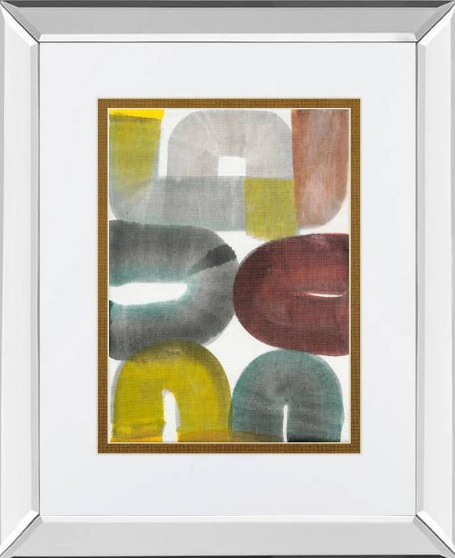 Classy Art Geode Abstraction II by Jodi Fuchs Mirrored Frame Wall Art-0