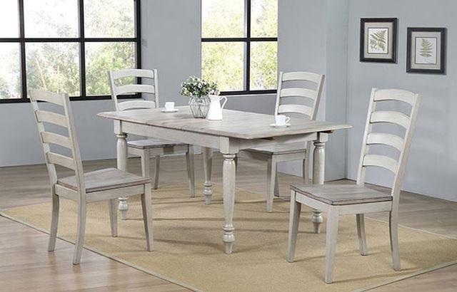 Winners Only® Ridgewood Oat Top Dining Table with Gray Base-1