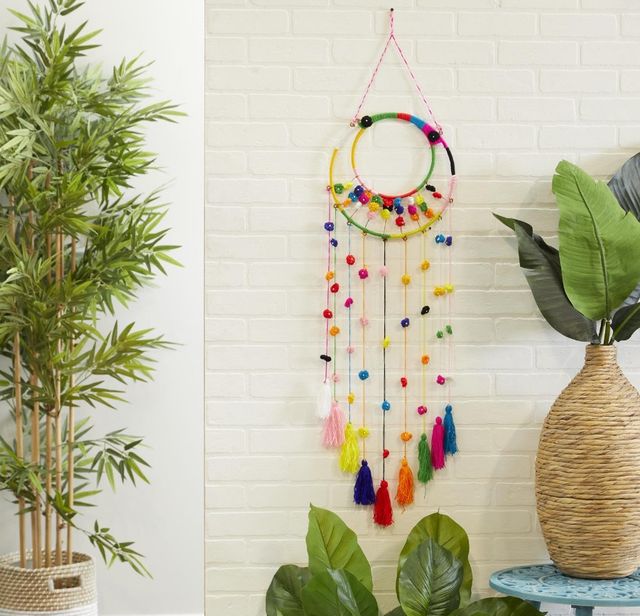 Deco Marche Wool Floral Macrame Wall Decor-4