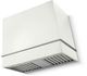 AGA Loge 36" White Wall Mounted Range Hood with Polished Brass Trim-0