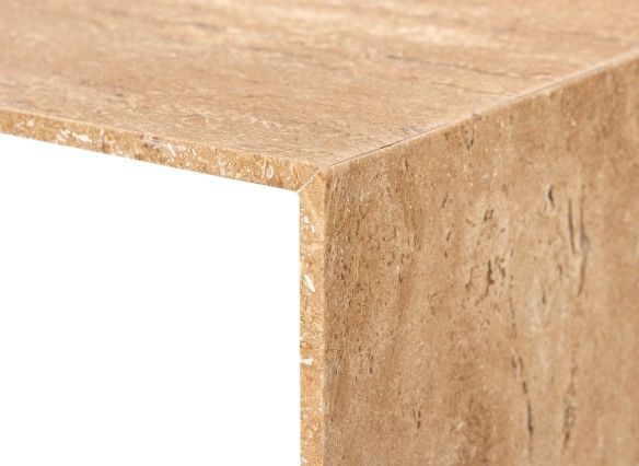 Meridian Furniture Canova Travertine Coffee Table-3