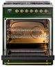 Ilve® Nostalgie II Series 30" Emerald Green Pro Style Dual Fuel Range-2