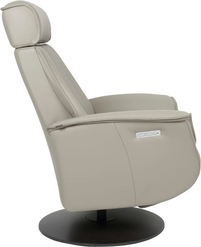 Fjords® Modern Living Bo Cement Large Dual Motion Swivel Recliner-2