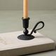 Magnolia Home by Joanna Gaines Black Wright Taper Holder with Handle-1
