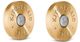 KitchenAid® Commercial Style New Gold Range Handle Medallion Kit-0