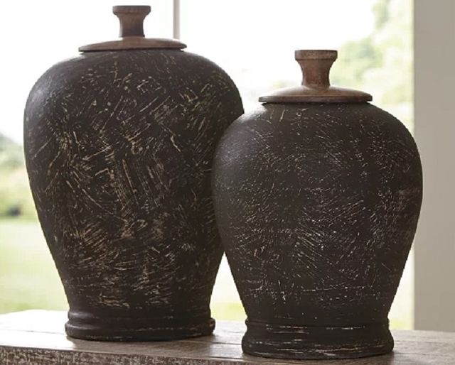 Signature Design by Ashley® Barric 14" Antique Black Jar-4