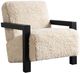 Coaster® Fitzroy Black/Latte Upholstered Chair-0