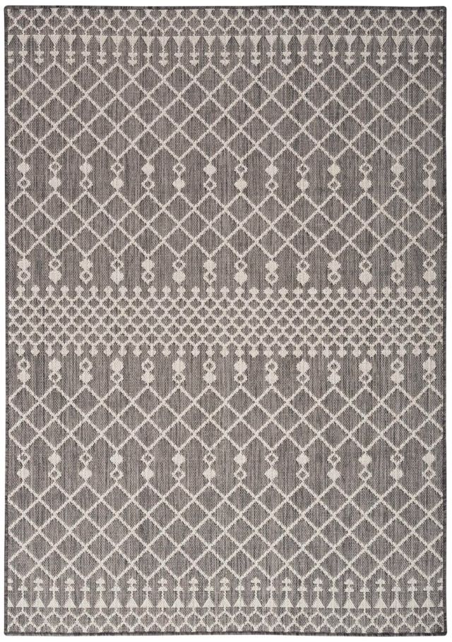 Nourison Home™ Positano Charcoal 5'x7' Style 2 Area Rug-0
