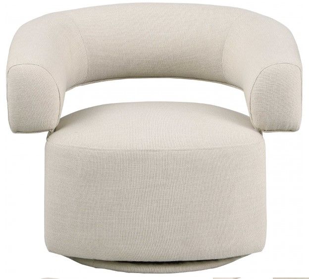 Meridian Furniture Niya Beige Swivel Accent Chair-1