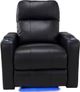 RowOne Prestige Home Entertainment Seating Black 2-Arm Power Recliner-2
