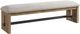 Intercon Landmark Beige/Weathered Oak Backless Bench-0