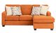 Decor-Rest® 2298 Sofa with Chaise - Mercedes Rust-0