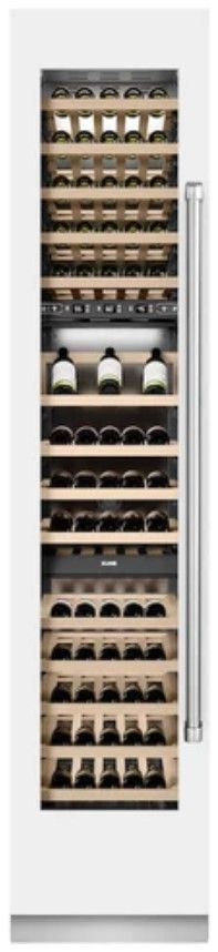 ZLINE 18" 9 Cu. Ft. White Matte Triple Zone Column Wine Cooler-2