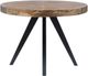 Moe's Home Collection Parq Cappuccino Oval Dining Table with Black Iron Base-1