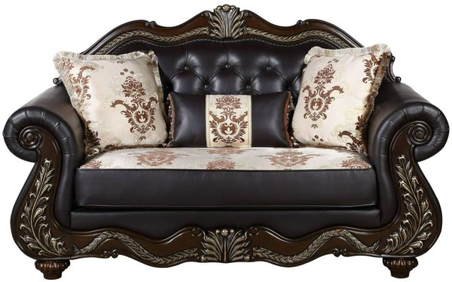 New Classic® Home Furnishings Maximus Brown Loveseat-2