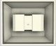 Vent-A-Hood® 36" Biscuit Euro-Style Island Range Hood-2