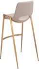 Zuo® Modern Desi Beige/Gold Barstool-4