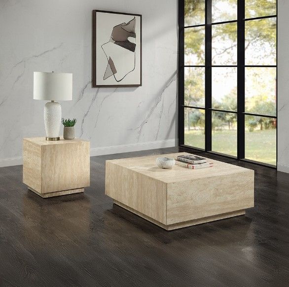 ACME Furniture Deon Beige Coffee Table-2