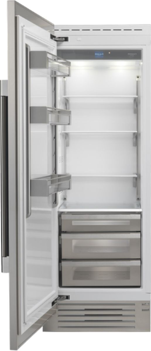 Fulgor Milano® 30" 17.4 Cu. Ft. Stainless Steel Built-In Column Refrigerator-1