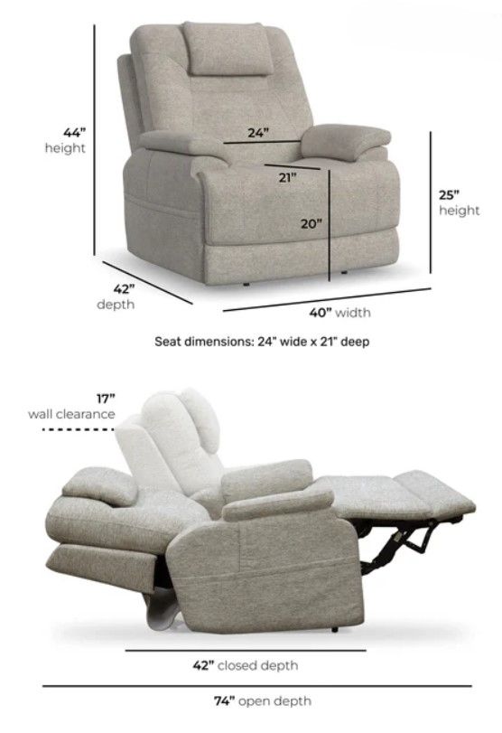 Flexsteel® Zecliner Model 2+ Shell Power Lift Sleep Recliner with Power Headrest and Lumbar-3