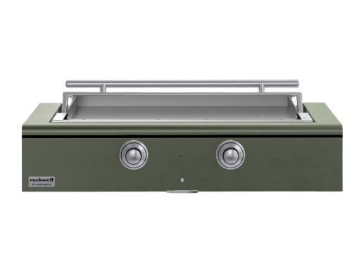 Caliber™ Rockwell Social 48" Olive Built-In Liquid Propane Outdoor Griddle with Stainless Steel Hardware-0