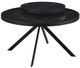 Coaster® Briggs Marble Printed Glass Top Coffee Table with Black Base-0