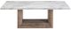 Global Furniture USA T02 White Coffee Table with Natural Base-0