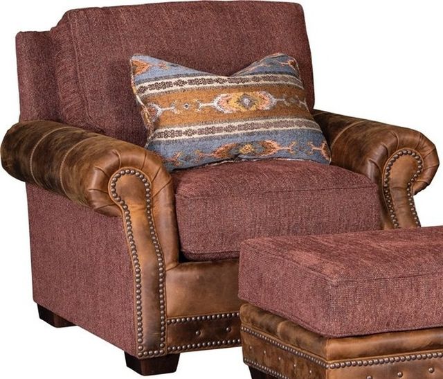 Mayo Customizable 5587LF Leather and Fabric Chair-0