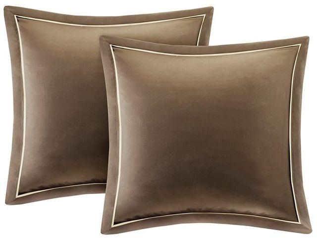 Olliix by Madison Park 9 Piece Blue Queen Juliana Charmeuse Comforter Set-2