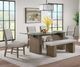 Elements International Conner 6-Piece Oak Dining Set-1