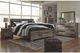 Benchcraft® Derekson Multi Gray King Panel Bed-3