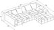 Coaster® Amara 2-Piece Ivory L-Shaped Sectional Sofa-2