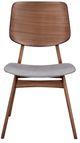 New Classic® Home Furnishings Oscar Dark Gray/Walnut Dining Side Chair-2