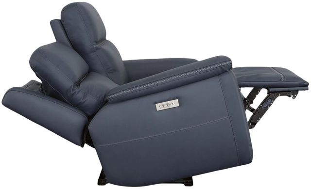 Flexsteel® Sawyer Marine Leather Power Reclining Loveseat with Power Headrest and Lumbar-1