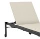 Homecrest™ Outdoor Living Customizable Allure Aluminum/Fabric Outdoor Sling Armless Stackable Adjustable Chaise with Wheels-1