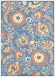 Nourison Home™ Aloha Blue Rose 5'x8' Style 1 Area Rug-0