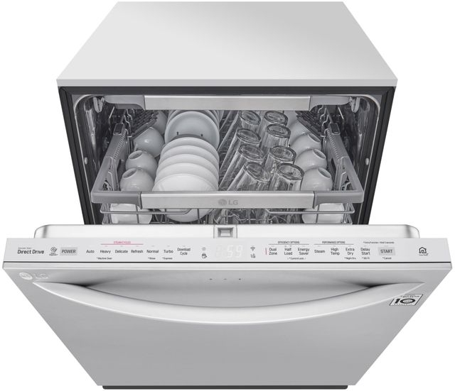 LG 24" PrintProof™ Stainless Steel Built In Dishwasher-4