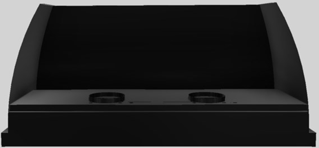 Vent-A-Hood® Designer Series 66" Black Wall Mounted Range Hood-3