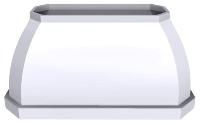 Vent-A-Hood® Designer Series 60" White Island Range Hood-0