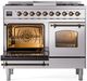 Ilve® Nostalgie II Series 40" Stainless Steel Pro Style Dual Fuel Range-2