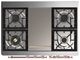 Ilve® Majestic III 40" Custom Pro Style Dual Fuel Natural Gas Range with Triple Glass Door and Copper Trim-2
