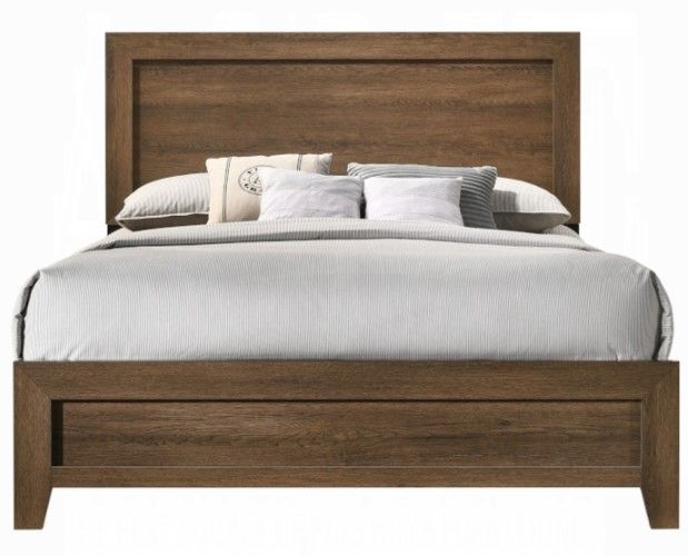 ACME Furniture Miquell Oak Eastern King Panel Bed-3