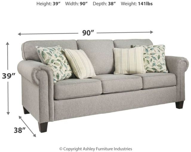Signature Design by Ashley® Alandari Gray Sofa-3