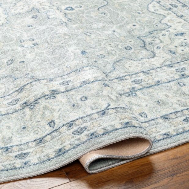 Surya Hera Gray/White 4'x6' Area Rug-3