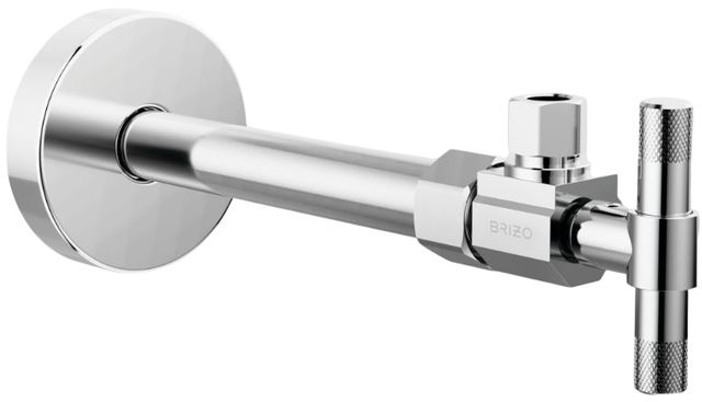Brizo Litze® Polished Chrome Angled Supply Stop Valve with Lever Handle-0