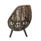 A & B Home Black/Brown Chair-2