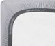 BEDGEAR® Dri-Tec Performance® Baby Light Gray Fitted Crib Sheet-2